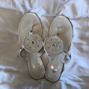 Jack Rodger jelly flip flops